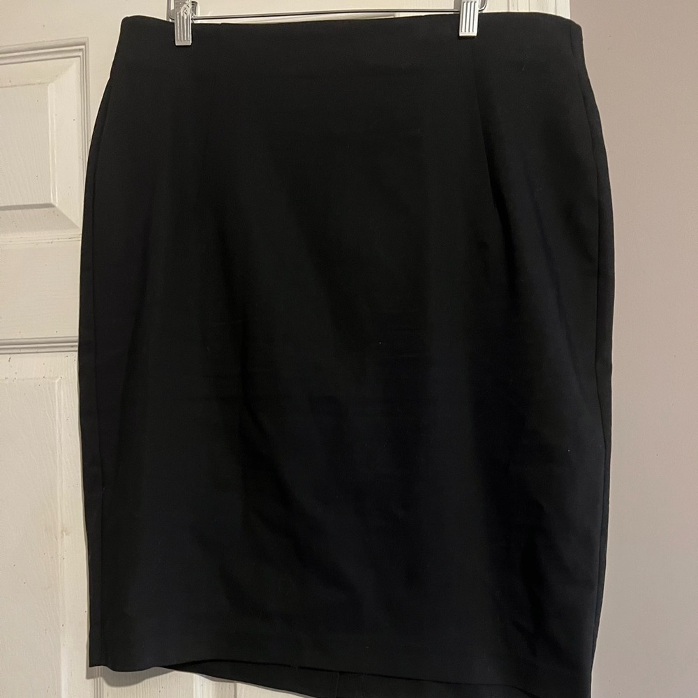 Lane Bryant Little black A-line skirt. Size 18